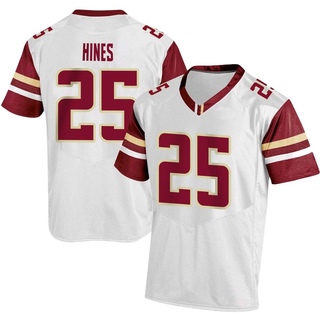 Andre Hines Replica White Men's Boston College Eagles Football Jersey