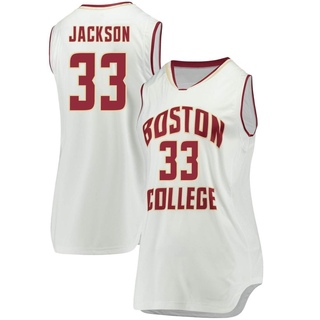 Asher Jackson Replica White Women's Boston College Eagles Basketball Jersey