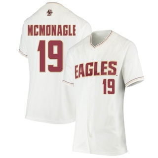 Brian McMonagle Replica White Women's Boston College Eagles Performance Baseball Jersey