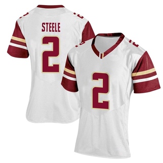 Bryce Steele Replica White Women's Boston College Eagles Women Football Jersey