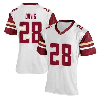 Carter Davis Replica White Women's Boston College Eagles Women Football Jersey