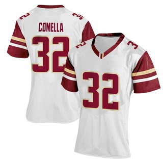 Charlie Comella Replica White Women's Boston College Eagles Women Football Jersey