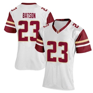 Cole Batson Replica White Women's Boston College Eagles Women Football Jersey