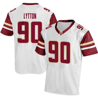 Connor Lytton Replica White Men's Boston College Eagles Football Jersey