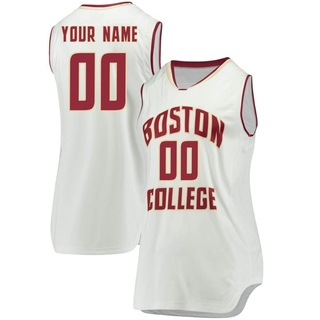 Custom Replica White Women's Boston College Eagles Basketball Jersey