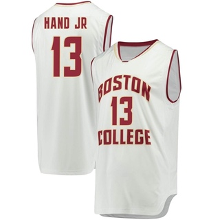 Donald Hand Jr. Replica White Men's Boston College Eagles Basketball Jersey