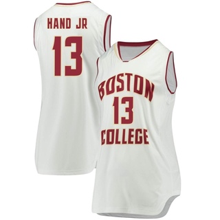 Donald Hand Jr. Replica White Women's Boston College Eagles Basketball Jersey