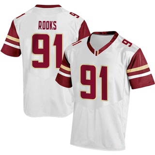 George Rooks Replica White Men's Boston College Eagles Football Jersey