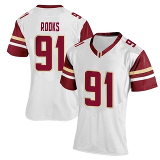 George Rooks Replica White Women's Boston College Eagles Women Football Jersey