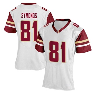 Holden Symonds Replica White Women's Boston College Eagles Women Football Jersey