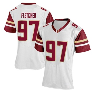 Holt Fletcher Replica White Women's Boston College Eagles Women Football Jersey