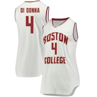 Jack Di Donna Replica White Women's Boston College Eagles Basketball Jersey