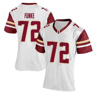 Jack Funke Replica White Women's Boston College Eagles Women Football Jersey