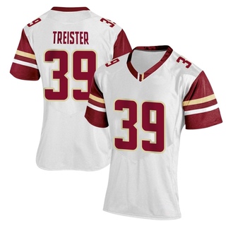 Jackson Treister Replica White Women's Boston College Eagles Women Football Jersey