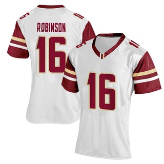 Jacobe Robinson Replica White Women's Boston College Eagles Women Football Jersey