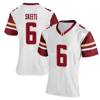 Jaedn Skeete Replica White Women's Boston College Eagles Women Football Jersey