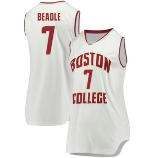 Joshua Beadle Replica White Women's Boston College Eagles Basketball Jersey