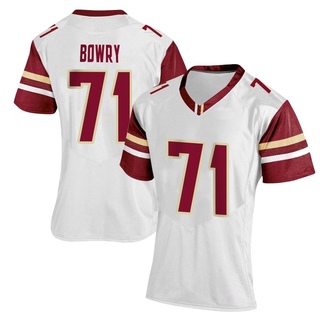 Jude Bowry Replica White Women's Boston College Eagles Women Football Jersey