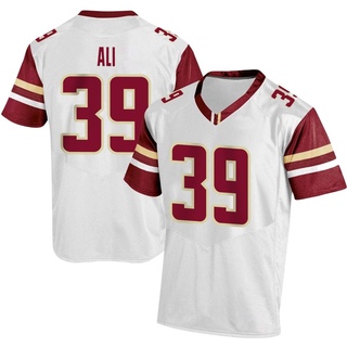 Kahlil Ali Replica White Men's Boston College Eagles Football Jersey