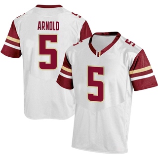 Kam Arnold Replica White Men's Boston College Eagles Football Jersey