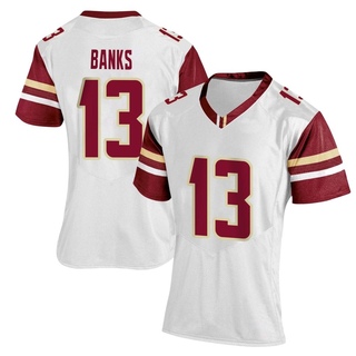 Khris Banks Replica White Women's Boston College Eagles Women Football Jersey