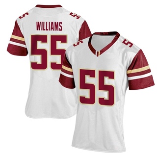 Kwan Williams Replica White Women's Boston College Eagles Women Football Jersey