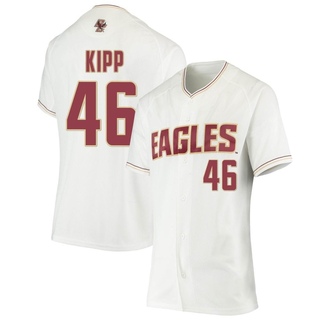 Kyle Kipp Replica White Women's Boston College Eagles Performance Baseball Jersey