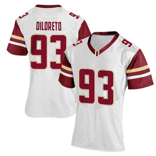 Loren DiLoreto Replica White Women's Boston College Eagles Women Football Jersey