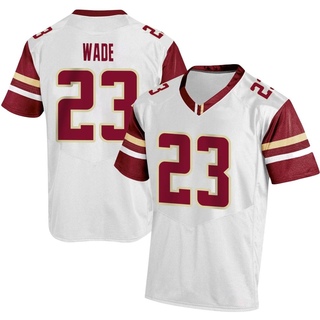 Montrell Wade Replica White Men's Boston College Eagles Football Jersey