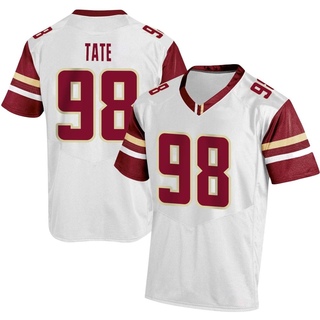 Nigel Tate Replica White Youth Boston College Eagles Football Jersey