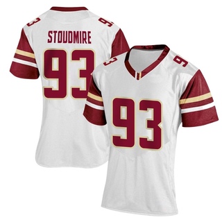 Owen Stoudmire Replica White Women's Boston College Eagles Women Football Jersey