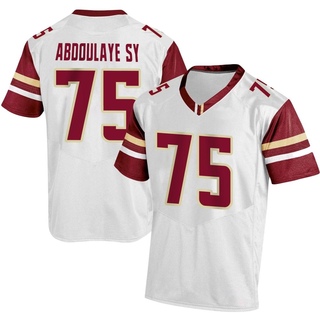 Pape Abdoulaye Sy Replica White Men's Boston College Eagles Football Jersey