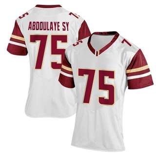 Pape Abdoulaye Sy Replica White Women's Boston College Eagles Women Football Jersey