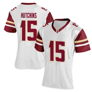 Quintayvious Hutchins Replica White Women's Boston College Eagles Women Football Jersey