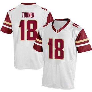 Ryan Turner Replica White Youth Boston College Eagles Football Jersey