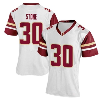 Sam Stone Replica White Women's Boston College Eagles Women Football Jersey