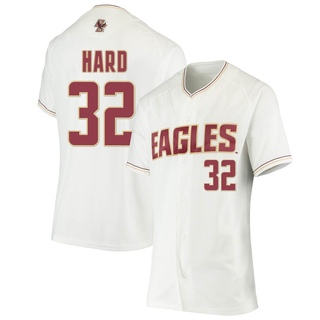 Sean Hard Replica White Women's Boston College Eagles Performance Baseball Jersey