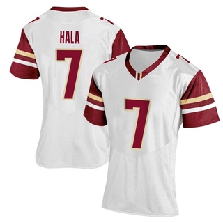 Sione Hala Replica White Women's Boston College Eagles Women Football Jersey