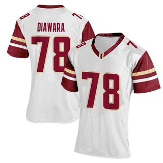 Souleye Diawara Replica White Women's Boston College Eagles Women Football Jersey