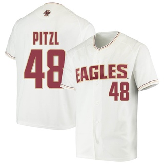 Men's Under Armour White Boston College Eagles Replica Performance Baseball  Jersey